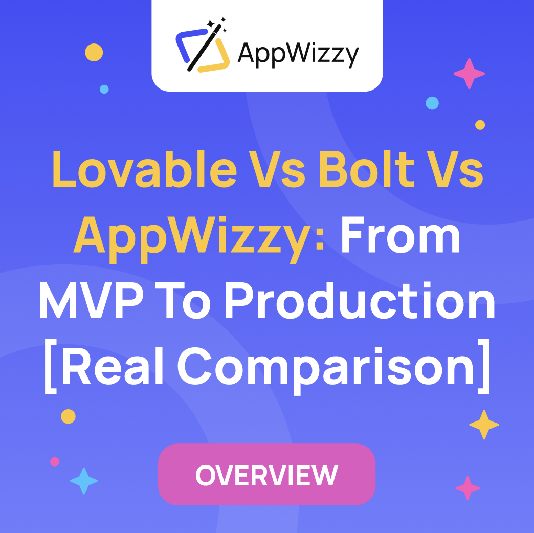Lovable vs Bolt vs AppWizzy: From MVP to Production [Real Comparison]