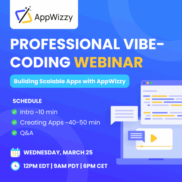 AppWizzy Professional Vibe-Coding Webinar 2026