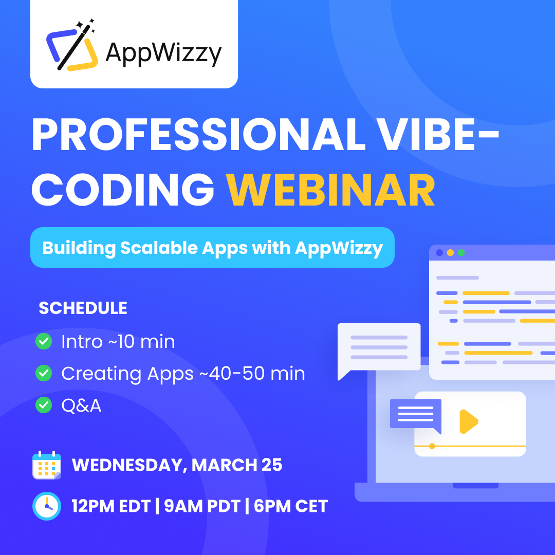 AppWizzy Professional Vibe-Coding Webinar 2026